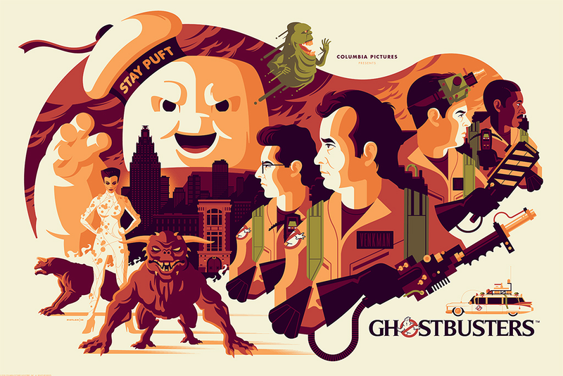 Ghostbusters by Tom Whalen